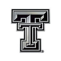 Wholesale-Texas Tech Red Raiders Chrome Free Form Auto Emblem