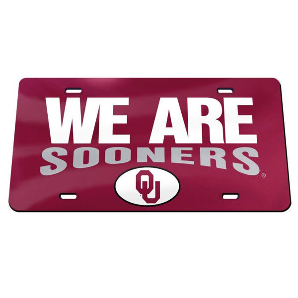 Wholesale-Oklahoma Sooners Specialty Acrylic License Plate