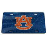 Wholesale-Auburn Tigers GLITTER Specialty Acrylic License Plate