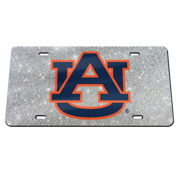 Wholesale-Auburn Tigers GLITTER BACKGROUND Acrylic Classic License Plates