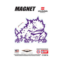 Wholesale-TCU Horned Frogs Outdoor Magnets 3" x 5"