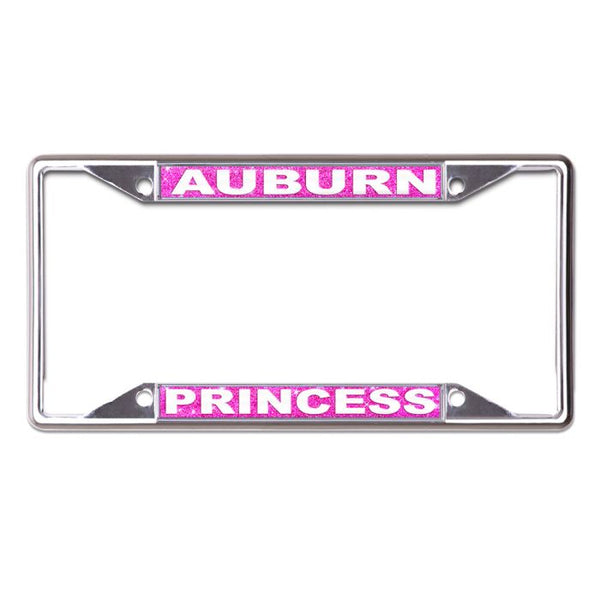 Wholesale-Auburn Tigers GLITTER BACKGROUND Lic Plt Frame S/S Printed