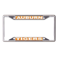 Wholesale-Auburn Tigers GLITTER BACKGROUND Lic Plt Frame S/S Printed