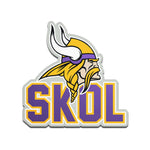 Minnesota Vikings SLOGAN Acrylic Auto Emblem