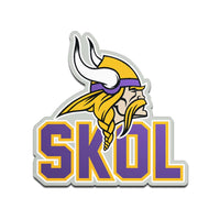 Minnesota Vikings SLOGAN Acrylic Auto Emblem