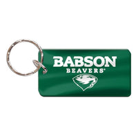 Wholesale-Babson Beavers Keychain Rectangle