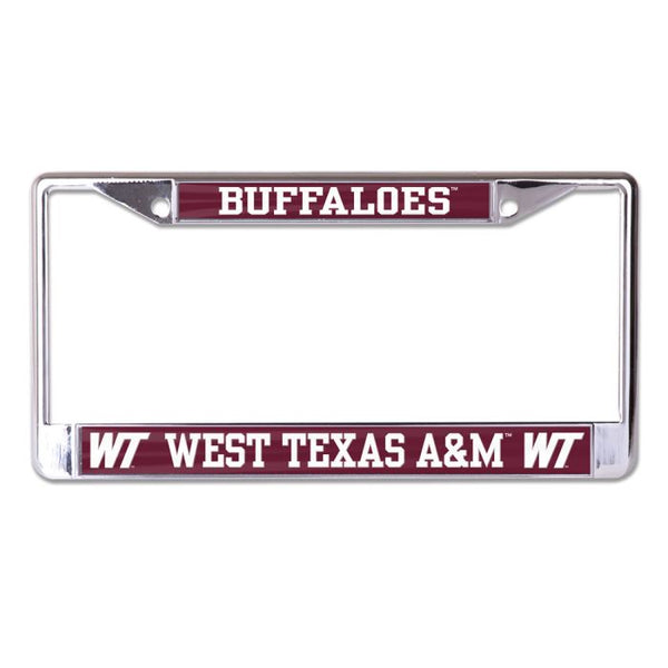 Wholesale-West Texas A&amp;M Buffaloes Lic Plt Frame S/L Domed