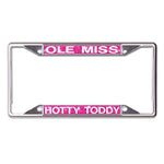 Wholesale-Ole Miss Rebels GLITTER BACKGROUND Lic Plt Frame S/S Printed