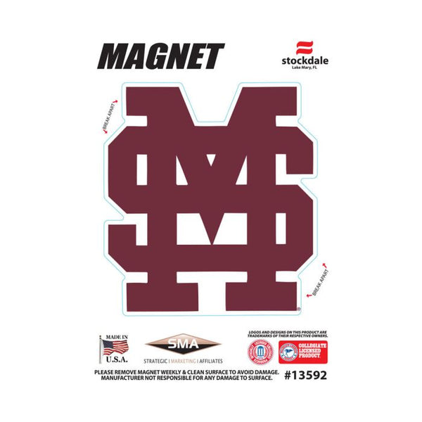 Wholesale-Mississippi State Bulldogs Outdoor Magnets 3" x 5"