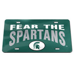 Wholesale-Michigan State Spartans Acrylic Classic License Plates