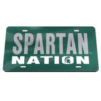 Wholesale-Michigan State Spartans Acrylic Classic License Plates