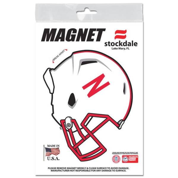 Wholesale-Nebraska Cornhuskers HELMET Outdoor Magnets 3" x 5"