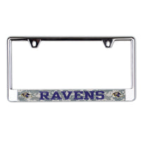 Baltimore Ravens Lic Plate Frame B/O Printed