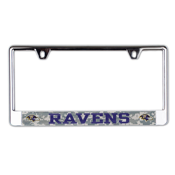 Baltimore Ravens Lic Plate Frame B/O Printed