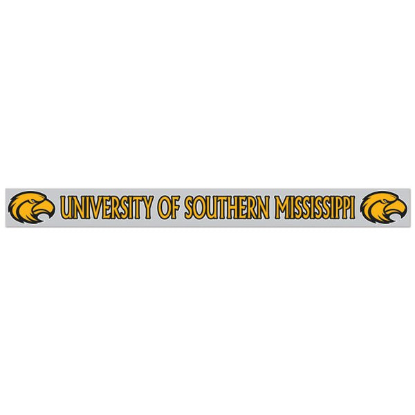 Wholesale-Southern Miss Golden Eagles Window Decals 2" x 19"