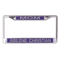 Wholesale-Abilene Christian Wildcats GLITTER LETTERS Lic Plt Frame S/L Printed
