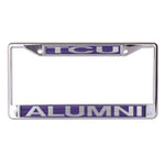 Wholesale-TCU Horned Frogs Lic Plt Frame S/L Printed