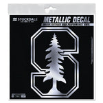 Wholesale-Stanford Cardinal Decal Metallic 6" x 6"