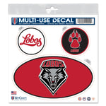 New Mexico Lobos All Surface Decal 6" x 6"