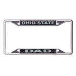 Wholesale-Ohio State Buckeyes CARBON/DAD Lic Plt Frame S/S Printed