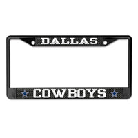 Dallas Cowboys CARBON Lic Plt Frame S/L Printed