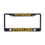 Pittsburgh Steelers CARBON Lic Plt Frame S/L Printed