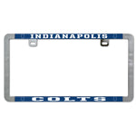 Indianapolis Colts Metal Lic. Plate Frame Slim