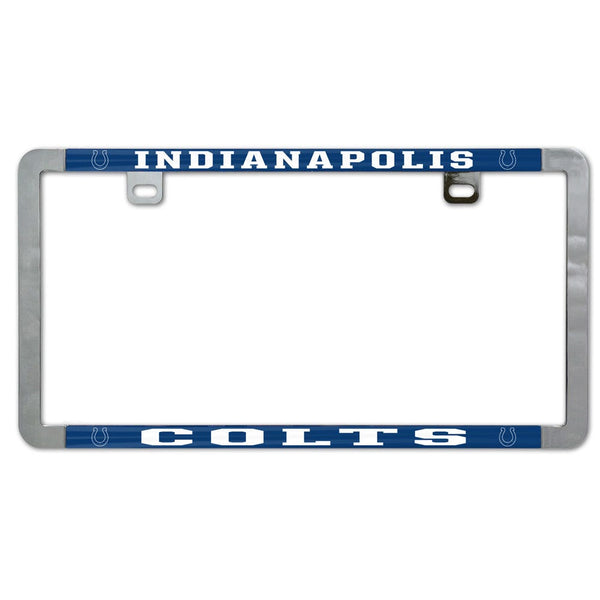 Indianapolis Colts Metal Lic. Plate Frame Slim