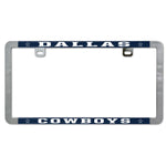 Dallas Cowboys Metal Lic. Plate Frame Slim