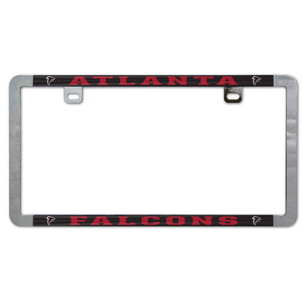 Atlanta Falcons Metal Lic. Plate Frame Slim