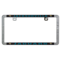 Jacksonville Jaguars Metal Lic. Plate Frame Slim