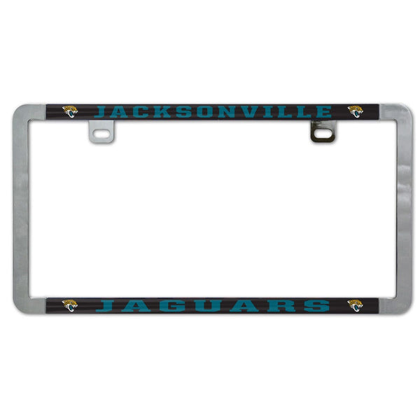 Jacksonville Jaguars Metal Lic. Plate Frame Slim