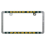 Green Bay Packers Metal Lic. Plate Frame Slim