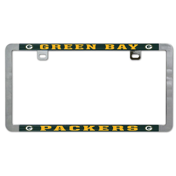 Green Bay Packers Metal Lic. Plate Frame Slim