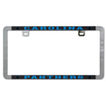 Carolina Panthers Metal Lic. Plate Frame Slim