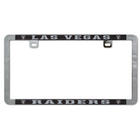 Las Vegas Raiders Metal Lic. Plate Frame Slim