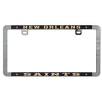New Orleans Saints Metal Lic. Plate Frame Slim