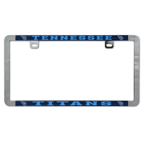 Tennessee Titans Metal Lic. Plate Frame Slim