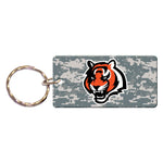 Cincinnati Bengals CAMO Keychain Rectangle