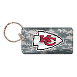 Kansas City Chiefs CAMO Keychain Rectangle