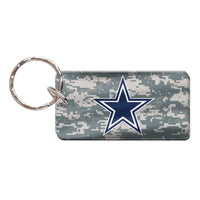 Dallas Cowboys CAMO Keychain Rectangle