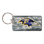 Baltimore Ravens CAMO Keychain Rectangle
