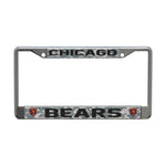 Chicago Bears CAMO Lic Plt Frame S/L Printed