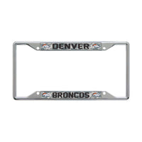 Denver Broncos CAMO Lic Plt Frame S/S Printed