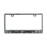 Dallas Cowboys CAMO Lic Plate Frame B/O Printed