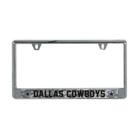 Dallas Cowboys CAMO Lic Plate Frame B/O Printed