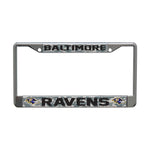 Baltimore Ravens CAMO Lic Plt Frame S/L Printed