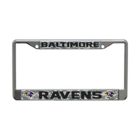 Baltimore Ravens CAMO Lic Plt Frame S/L Printed