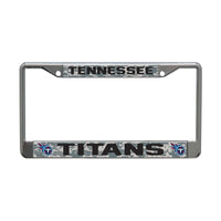 Tennessee Titans CAMO Lic Plt Frame S/L Printed