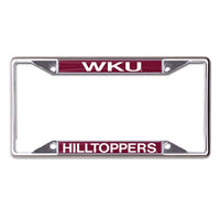 Wholesale-Western Kentucky Hilltoppers Lic Plt Frame S/S Printed